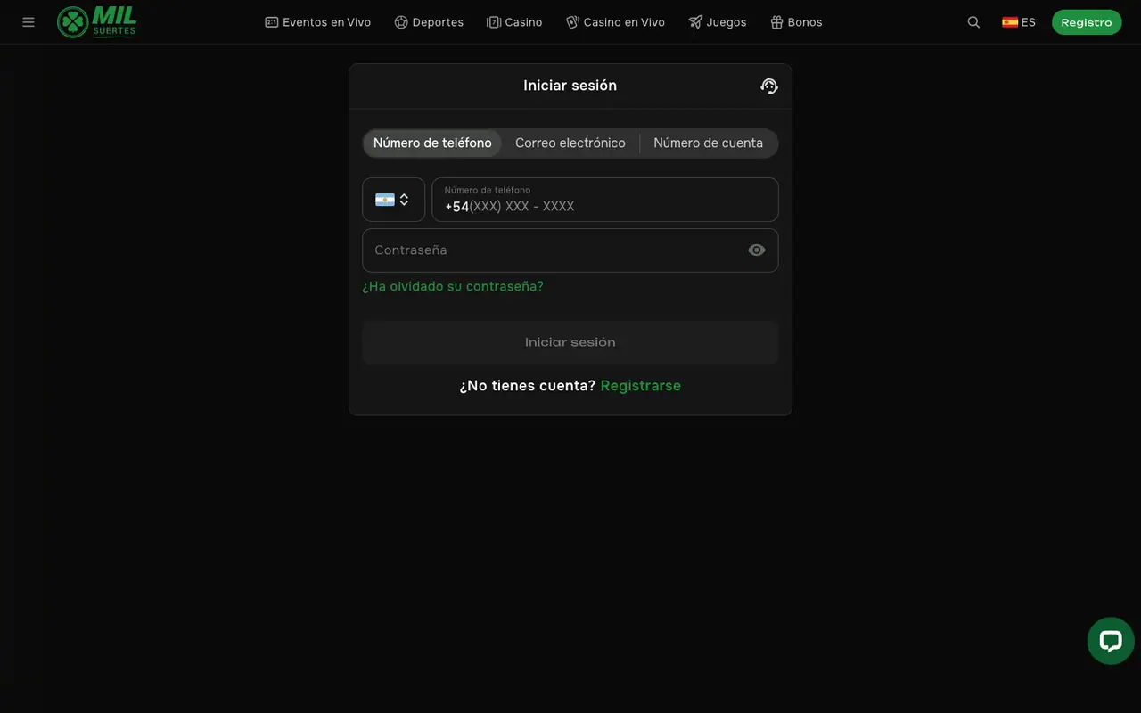 Problemas de acceso